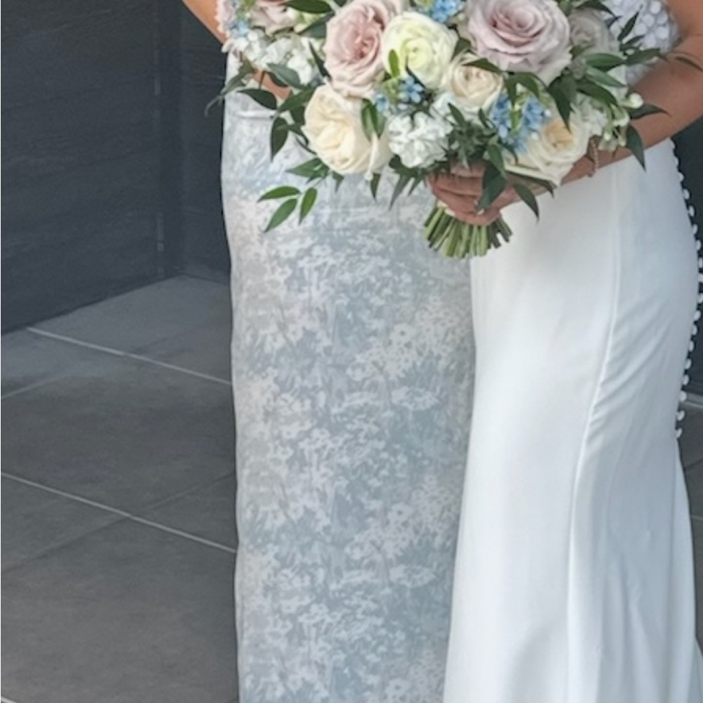 Frankie Floral Blue Dress- Idyllic - Picture 5 of 5